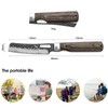 SENBON 440A Forged Stainless Steel Sharp Folding Chef Knife Peeling