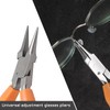 LEONTOOL 6" Chain Nose Stainless Steel Pliers - Eyeglasses Repair