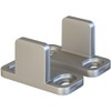 Stone Harbor Hardware Floor Mount Metal Door Guide Set for