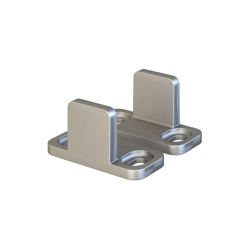 Stone Harbor Hardware Floor Mount Metal Door Guide Set for