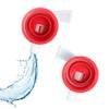 Relaxdays Set of 4 Collapsible Canisters with Tap, Screw Cap