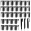 Forhome Pack of 100 Ground Pegs Robotic Lawnmower Pegs for