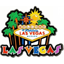 1 X Las Vegas Magnet - Rubber Sign, Las Vegas Magnets, Las Vegas Souvenirs