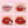 2 Pcs Silicone Lip Brush with Cap for Lipstick Lip