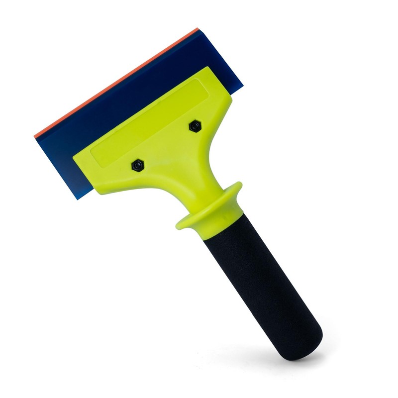 NEWISHTOOL 2 Pack Rubber Squeegee with Nylon Handle for Water