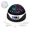 Star Pattern Projection Lamp Remote Control Ambient Rotating Colorful Night