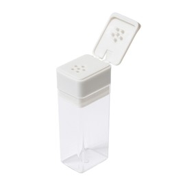 b2c Seasoning Spice Bottle Container Stylish Slim Sarasa Design | b2c Spice Bottle, 6 Holes (White)