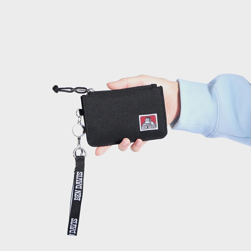 Bendivis BDW-8378 Pass Case, Coin Purse, Black, black
