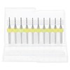 sourcing map 10pcs PCB Drill Bit Set 1/8" Shank 1.2mm