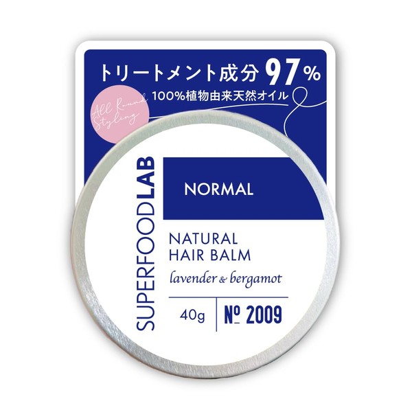 Superfood Lab Natural Hair Balm Normal 40g/97% Treatment Ingredients Wet