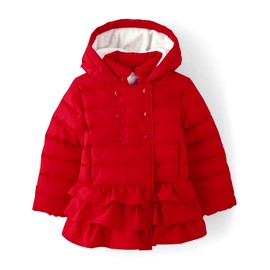 Gymboree,and Toddler Puffer Jacket,Red,12
