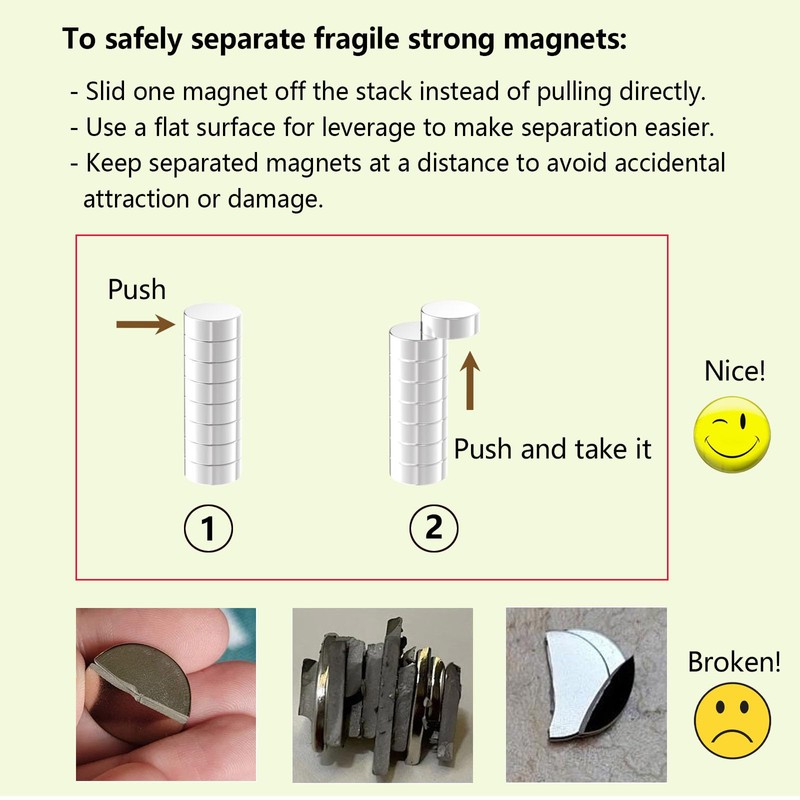Super Powerful Mini Rare Earth Magnets-N42,1/4" D x 1/4" H