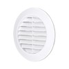 AWENTA Ventilation Grille ABS Plastic Round Diameter 90/115 mm White