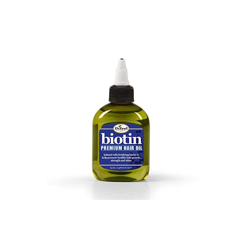 Difeel Aceite para el cabello con biotina premium 2.5 oz.