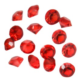 TOAOB 12000Pcs Red Table Scatter Crystals Acrylic Diamonds Rhinestones 3mm for Table Decorations Wedding Decoration Bridal Shower Decoration