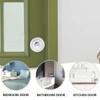 Bwintech 1 Pair 52MM Dual Color Bathroom Escutcheon Polished Nickel