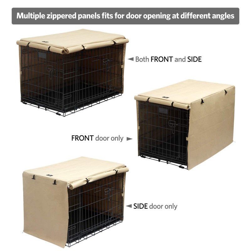 X-ZONE PET Double Door Dog Crate Cover - Polyester Pet