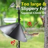 19.5 Inch Squirrel Baffle for Bird Feeder Pole Hang &