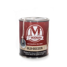 Eco Candle Co. The Mandle Soy Candle for Men - Old Geezer, 15 Oz. Paint Can - 100% Soy Wax, No Lead, Hand Poured, Phthalate Free, Made from Midwest Grown Soybeans, All Natural Wicks