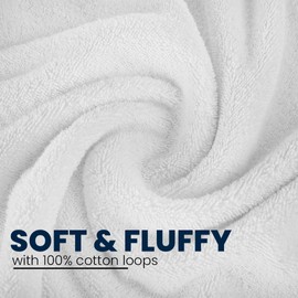 belem Luxury Bulk Washcloths - 300 Pieces 12x12 Washcloth Bulk - 100% Combed Cotton - Hypoallergenic Face Towels for Hotels, Spa, Kitchen and Bathroom