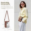 befen Genuine Leather Small Crossbody Bags for Women, Woman Cell