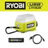 RYOBI USB Lithium Compact Cordless Area Light Kit with (1)