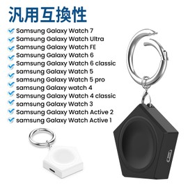 [RuenTech] Compatible with Galaxy Watch 6 / Watch 6 Classic / Watch 5 / Watch 5 Pro / Watch 4 / Watch 4 / Classic / Watch 3 / Watch Active 1 / Watch Active 2 Charger, Type-C / Micro USB Charger,