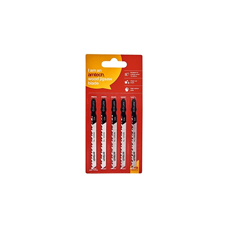 Amtech M1606 5 Piece wood jigsaw blade set (AMT101D)