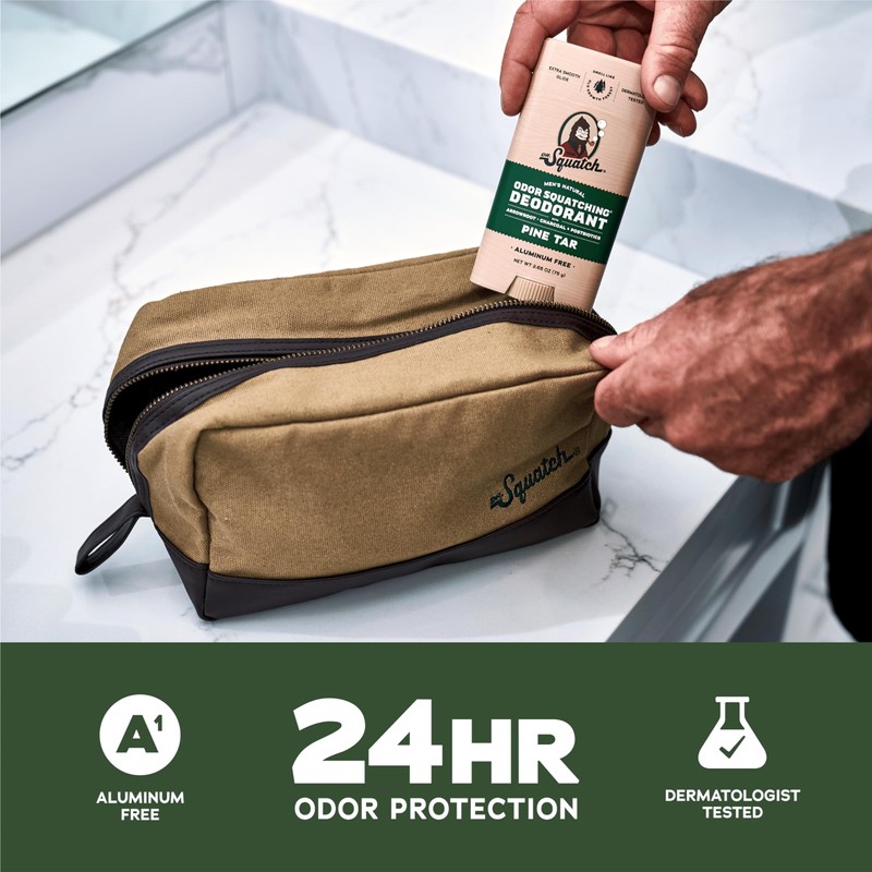 Dr. Squatch Natural Men’s Deodorant – Aluminum Free Natural Deodorant