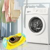 Shoe Laundry Bag Reusable Cylinder Soft Portable Zipper Shoe Washing