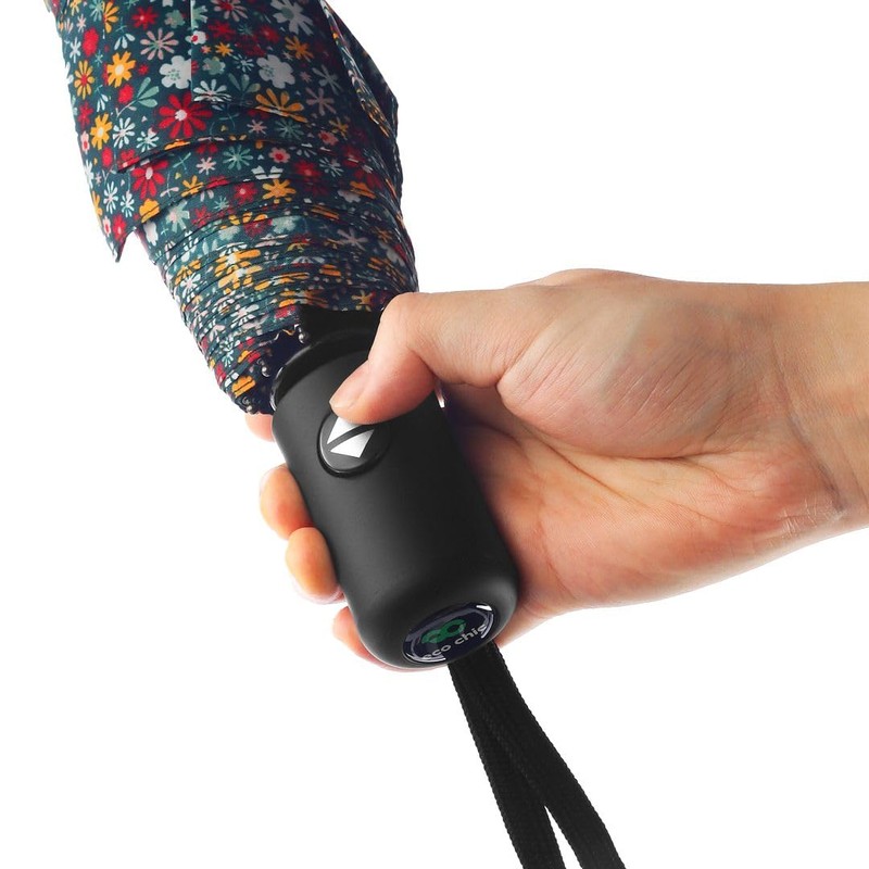 ECO CHIC Automatic Umbrella Windproof Strong Compact Folding Travel Umbrella