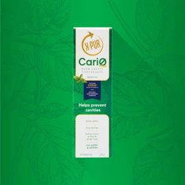 X-PUR CariØ Plus Toothpaste - 25% Xylitol Toothpaste + CITROX - Mint Flavored Toothpaste For Adults and Kids - Helps Prevent Cavities - Antimicrobial Properties with CITROX -100% Natural toothpaste - 100g - Pack of 6