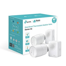 TP-Link Kasa Smart Radiator Thermostat Starter KIT, Smart Radiator Valve, Energy Saving, LED display, Smart Schedule, Works with Alexa & Google Home, No bridge required, Easy installation(KE100 KIT)