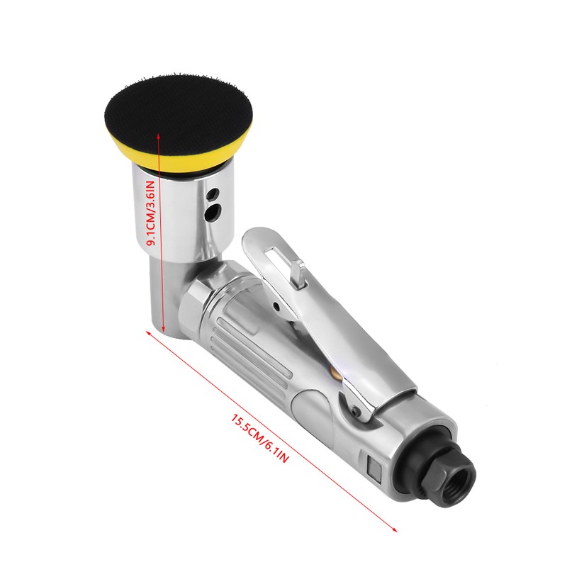 90 Degree Air Polisher Orbital Sander Eccentric Polishing Machine Pneumatic