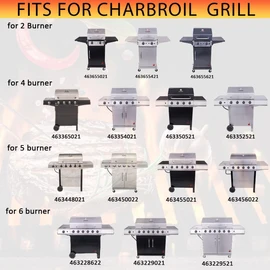 463365021 463366022 Grill Replacement Parts for Charbroil Performance 4 Burner 463366022 463351021 463365522 463352521 463354021 ,Heat Tent ,Char-broil Burner 463365021,Crossover Tube & Igniter
