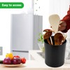 360° Rotating Black Utensil Holder Caddy,Kitchen Utensil Holder,Stainless Steel Kitchen