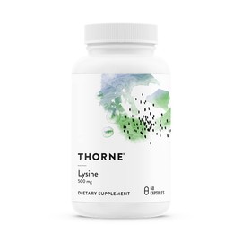 THORNE THORNE Lysine - Essential Amino Acid for Skin Health, Energy Production, and Immune Function - 500 mg - 60 Capsules