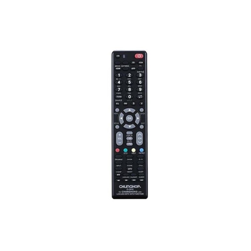 Chunghop Universal TV Remote Control Compatible with Changhong LCD Smart