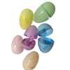 JLIM-Marbleized Pastel Fillable Plastic Easter Eggs Six Pack Pink, Blue,