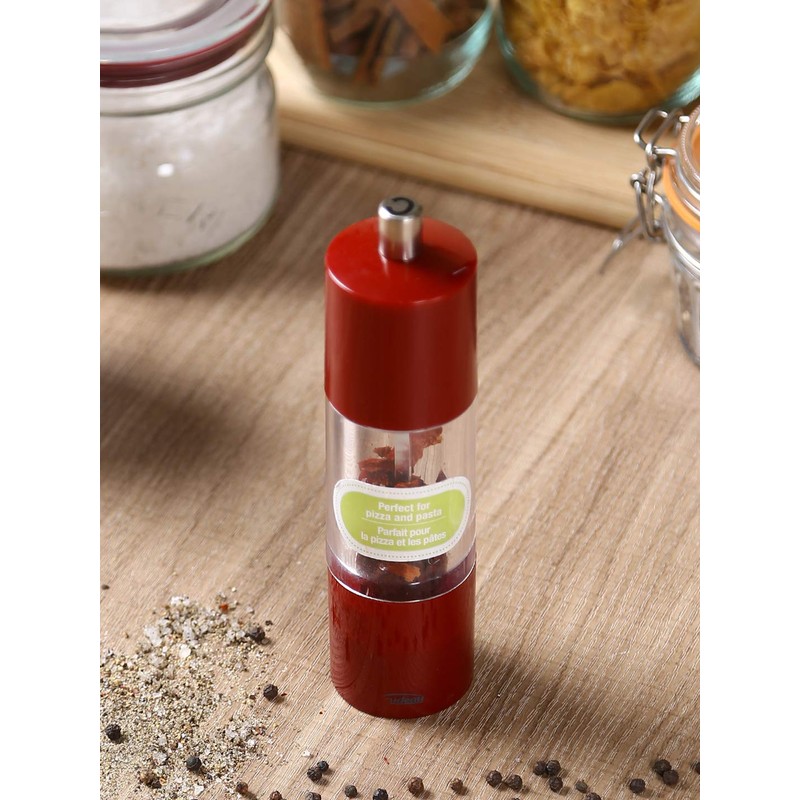 Trudeau 7-1/2-Inch Red Chili Pepper Grinder
