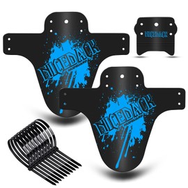 NICEDACK Mountian Bike Fender, MTB Mud Guard，2 PCS Front and Rear Bicycle Fender，Bike Mudguard Fits 26", 27.5", 29" Suitable for Bicycles (Blue)