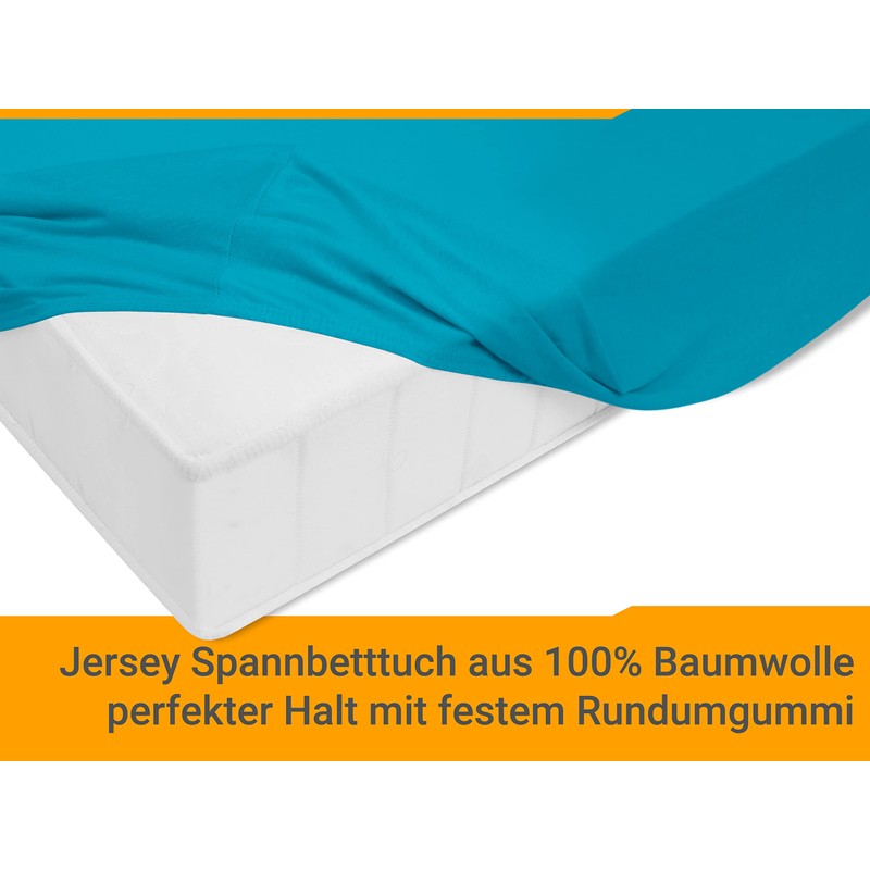 Classic Jersey Fitted Sheet Available In 34 Colours and 6