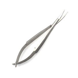 4.5" Curved Stainless Steel Squeeze Scissors by G.S Online Store