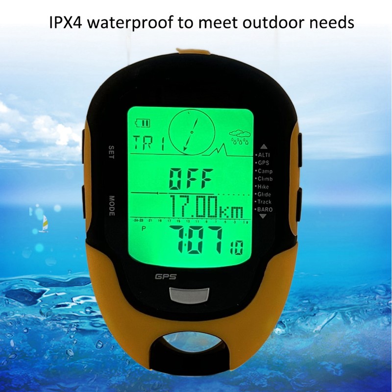 FR510 ABS IPX4 Waterproof Grade Outdoor Navigation Altitude Meter Temperature