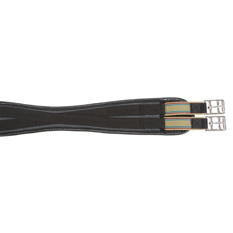 Kerbl 321056 Curved Saddlegirth - Black, 110 cm