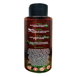 Shampoo Extractos Naturales + Sábila, Ginseng, Menta y Romero 500ML