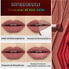 Anglicolor® 12 Colores De Lápiz Labial Rojo Sombras Indeleble Set
