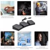 iKKEGOL Triple USB Foot Pedal Gaming Control Programmable MIDI Macro