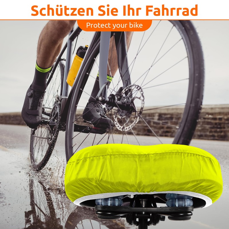 ECENCE 2 x Bicycle Saddle Rain Cover Bicycle Saddle Rain