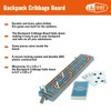 Outside Inside Backpack Cribbage Game for Camping and Travel, Lightweight